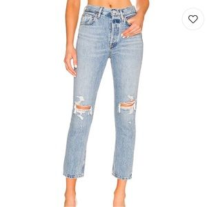 Agolde Distressed Riley Jeans